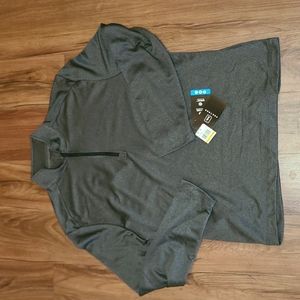 PGA Gray 1/4 zip Castlerock